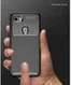 Google Pixel 3a XL Siliconen Carbon Hoesje Blauw afbeelding 6