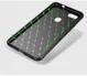 Google Pixel 3a XL Siliconen Carbon Hoesje Blauw afbeelding 10