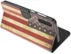 Samsung Galaxy A50 Book Case Hoesje Wallet met Print Amerika Vlag afbeelding 3