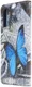Samsung Galaxy A50 Book Case Hoesje Wallet met Print Butterfly afbeelding 3