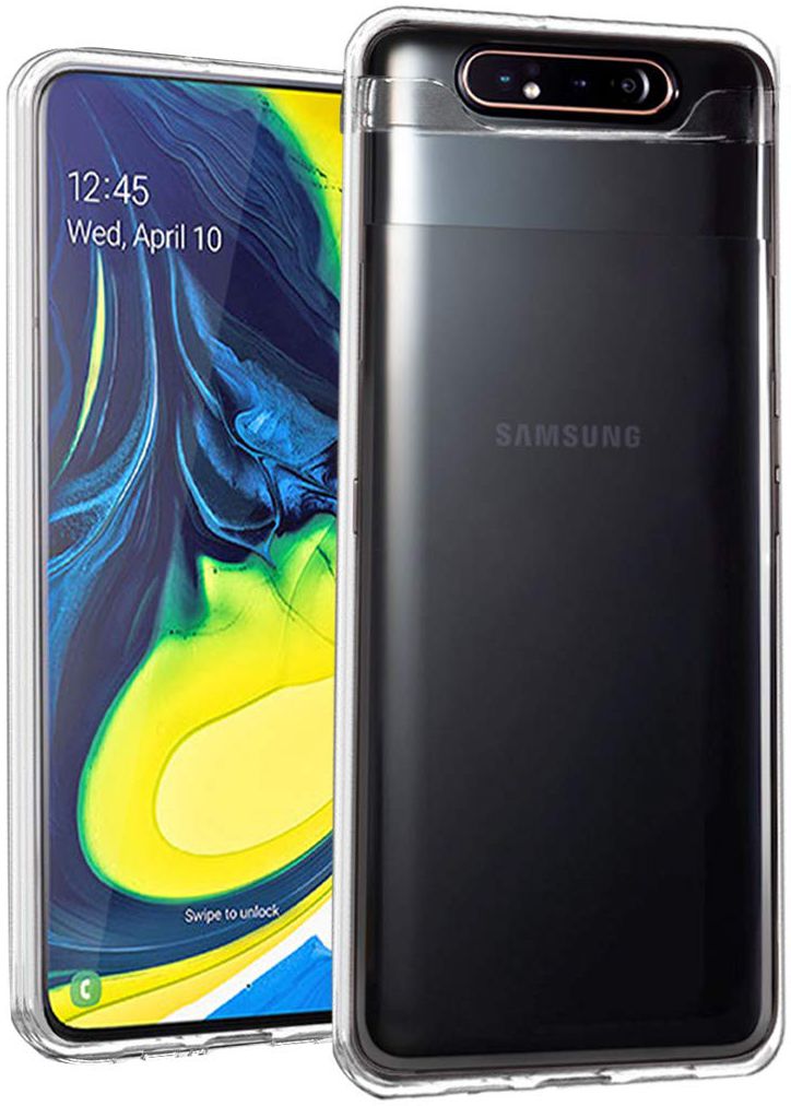 Transparant Samsung Galaxy A80 Hoesje Dun TPU afbeelding 1