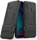 Samsung Galaxy A20E Hybride Stand Hoesje Zwart afbeelding 3