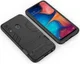 Samsung Galaxy A20E Hybride Stand Hoesje Zwart afbeelding 5