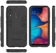 Samsung Galaxy A20E Hybride Stand Hoesje Zwart afbeelding 8