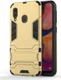Samsung Galaxy A20E Hybride Stand Hoesje Goud afbeelding 1