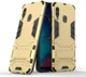 Samsung Galaxy A20E Hybride Stand Hoesje Goud afbeelding 2