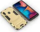 Samsung Galaxy A20E Hybride Stand Hoesje Goud afbeelding 3