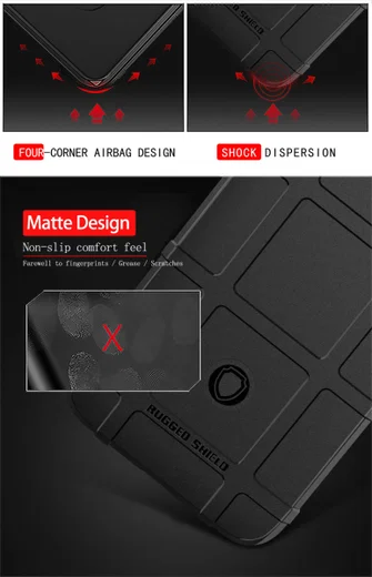 Huawei P Smart Plus (2019) Rugged Armor Hoesje Zwart afbeelding 11
