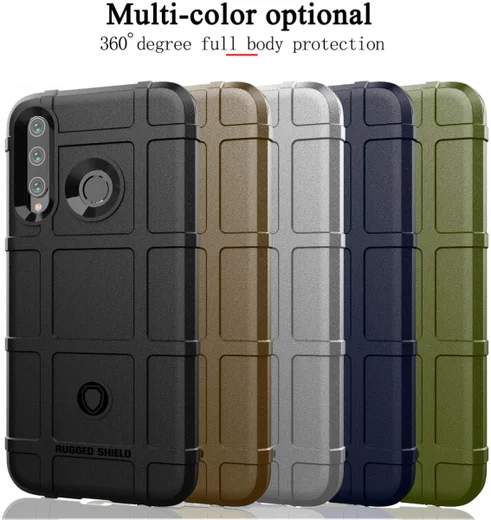 Huawei P Smart Plus (2019) Rugged Armor Hoesje Zwart afbeelding 5