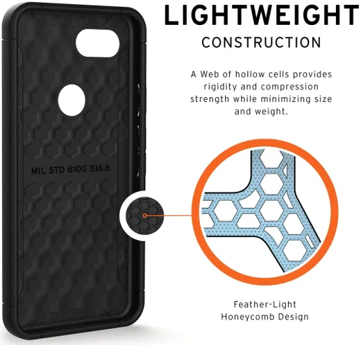 Urban Armor Gear Scout Series Google Pixel 3A Hoesje Zwart afbeelding 7