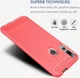 Huawei P Smart Z Geborsteld TPU Hoesje Rood afbeelding 2