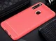 Huawei P Smart Z Geborsteld TPU Hoesje Rood afbeelding 4