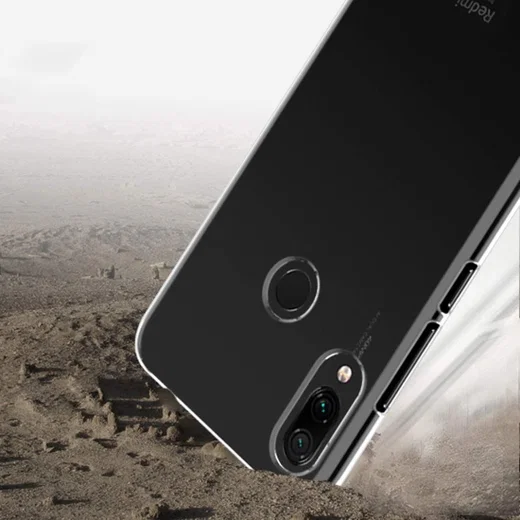 Xiaomi Redmi 7 Hoesje Dun TPU Transparant afbeelding 2