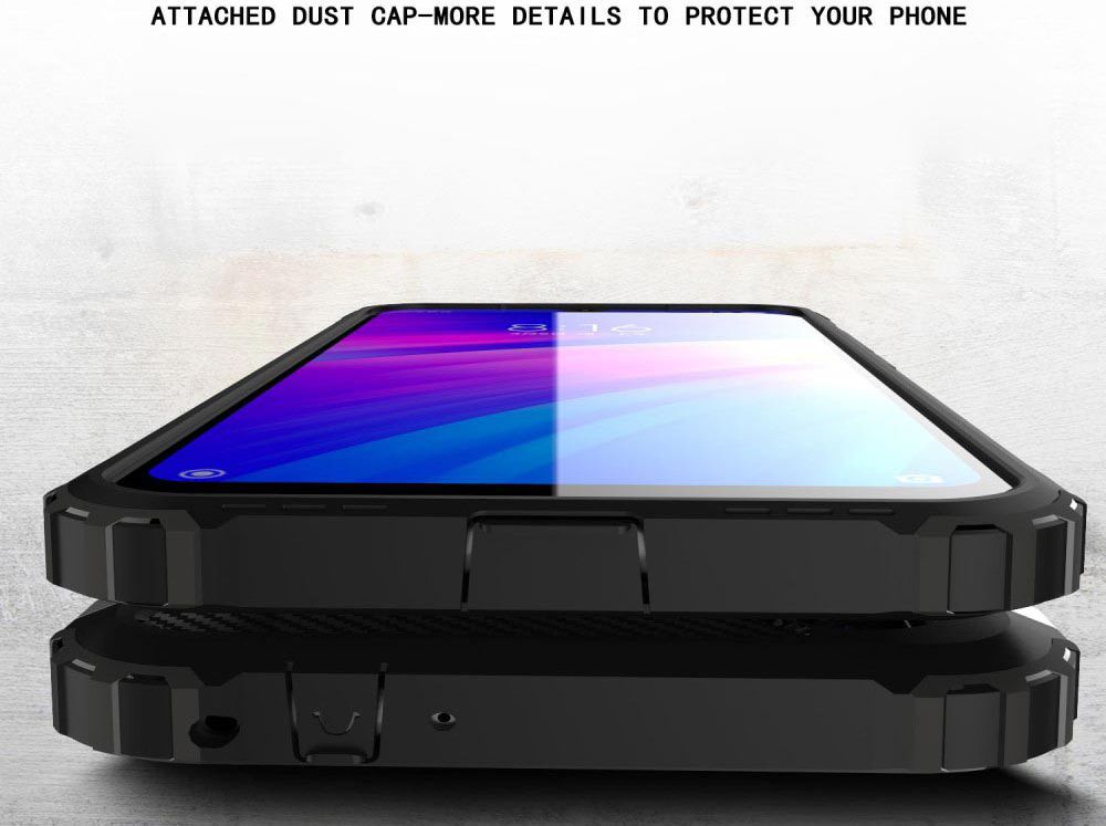 Xiaomi Redmi 7 Hybride Hoesje Zwart afbeelding 7