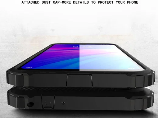 Xiaomi Redmi 7 Hybride Hoesje Zwart afbeelding 7