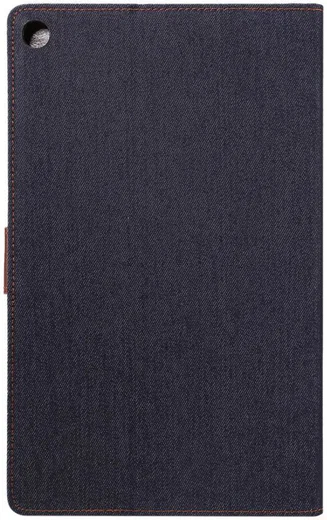 Samsung Galaxy Tab A 10.1 (2019) Jeans Portemonnee Hoesje Zwart afbeelding 5