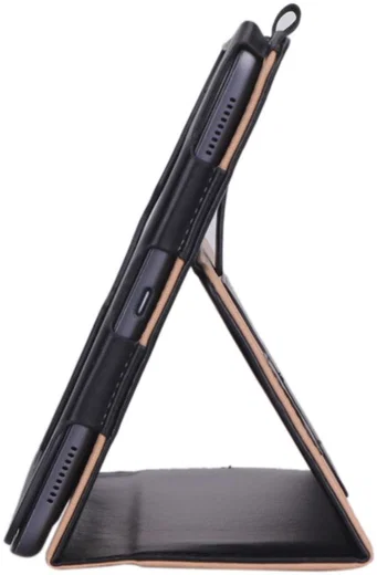 Samsung Galaxy Tab A 10.1 (2019) Portemonnee Hoesje met Strap Zwart afbeelding 5