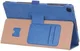 Samsung Galaxy Tab A 10.1 (2019) Portemonnee Hoesje met Strap Blauw afbeelding 12