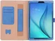 Samsung Galaxy Tab A 10.1 (2019) Portemonnee Hoesje met Strap Blauw afbeelding 4