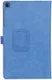 Samsung Galaxy Tab A 10.1 (2019) Portemonnee Hoesje met Strap Blauw afbeelding 7