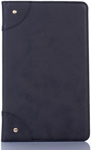 Samsung Galaxy Tab A 10.1 (2019) Retro Portemonnee Hoesje Zwart afbeelding 1