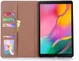 Samsung Galaxy Tab A 10.1 (2019) Retro Portemonnee Hoesje Zwart afbeelding 2