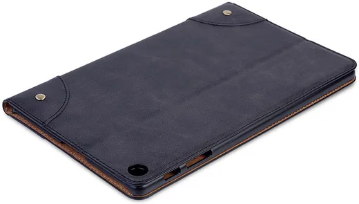 Samsung Galaxy Tab A 10.1 (2019) Retro Portemonnee Hoesje Zwart afbeelding 6