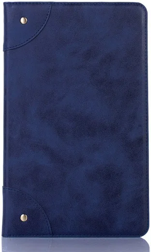 Samsung Galaxy Tab A 10.1 (2019) Retro Portemonnee Hoesje Blauw afbeelding 1