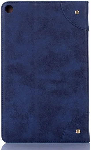 Samsung Galaxy Tab A 10.1 (2019) Retro Portemonnee Hoesje Blauw afbeelding 2