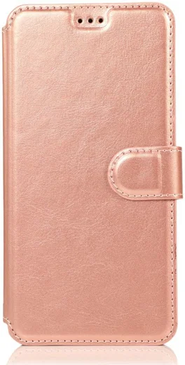Samsung Galaxy A70 Portemonnee Hoesje Roze Goud afbeelding 1