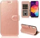 Samsung Galaxy A70 Portemonnee Hoesje Roze Goud afbeelding 6