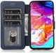 Samsung Galaxy A40 Stijlvol Portemonnee Hoesje Blauw afbeelding 2