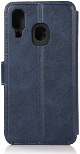 Samsung Galaxy A40 Stijlvol Portemonnee Hoesje Blauw afbeelding 5