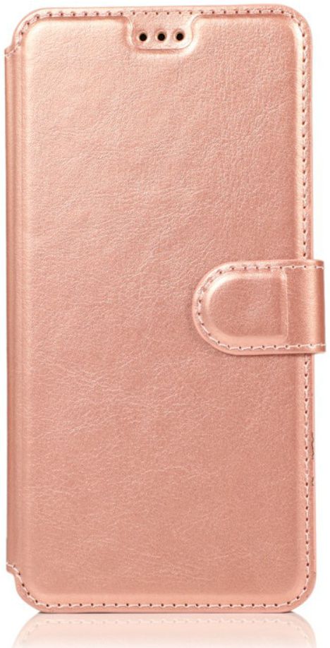 Samsung Galaxy A40 Stijlvol Portemonnee Hoesje Roze Goud afbeelding 1