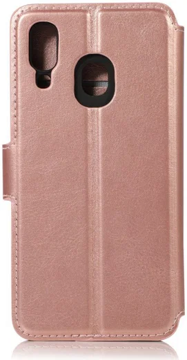 Samsung Galaxy A40 Stijlvol Portemonnee Hoesje Roze Goud afbeelding 5