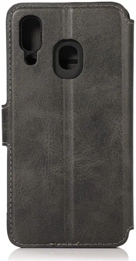 Samsung Galaxy A40 Stijlvol Portemonnee Hoesje Zwart afbeelding 4