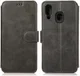 Samsung Galaxy A40 Stijlvol Portemonnee Hoesje Zwart afbeelding 7