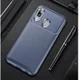 Samsung Galaxy A20E Siliconen Carbon Hoesje Blauw afbeelding 4