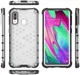 Samsung Galaxy A40 Hybride Honinggraat Hoesje Transparant afbeelding 3