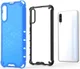 Samsung Galaxy A50 Siliconen Hoesje Shock Proof Hybride Blauw afbeelding 2