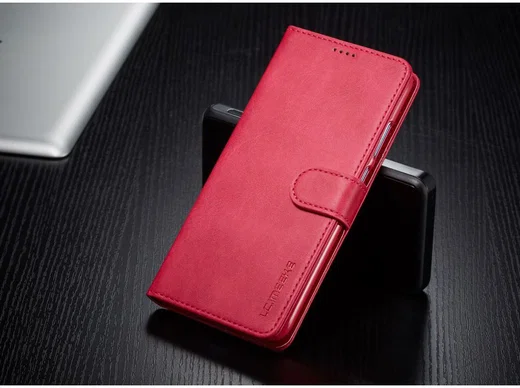 Huawei P Smart Plus (2019) Portemonnee Bookcase Hoesje Rood afbeelding 4