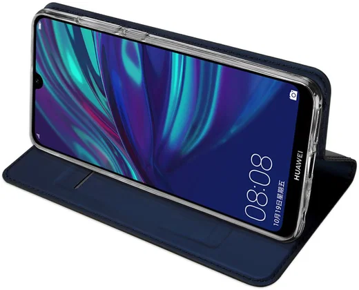 Dux Ducis Skin Pro Series Flip Hoesje Huawei P Smart Plus (2019) Blauw afbeelding 6