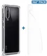 IMAK Xiaomi Mi 9 SE Hoesje TPU met Screenprotector Transparant afbeelding 1