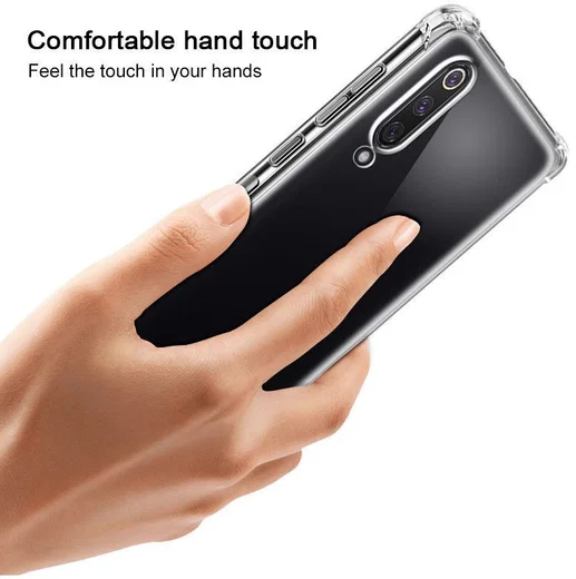 IMAK Xiaomi Mi 9 SE Hoesje TPU met Screenprotector Transparant afbeelding 10