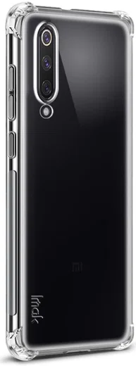 IMAK Xiaomi Mi 9 SE Hoesje TPU met Screenprotector Transparant afbeelding 4
