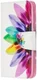 Samsung Galaxy A20E Portemonnee Hoesje met Bloem Print afbeelding 1