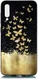 Samsung Galaxy A70 TPU Hoesje met Gouden Vlinder Print afbeelding 1