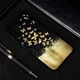 Samsung Galaxy A70 TPU Hoesje met Gouden Vlinder Print afbeelding 4