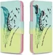 Samsung Galaxy A20E Portemonnee Hoesje met Feather Print afbeelding 5