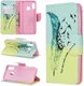 Samsung Galaxy A20E Portemonnee Hoesje met Feather Print afbeelding 6